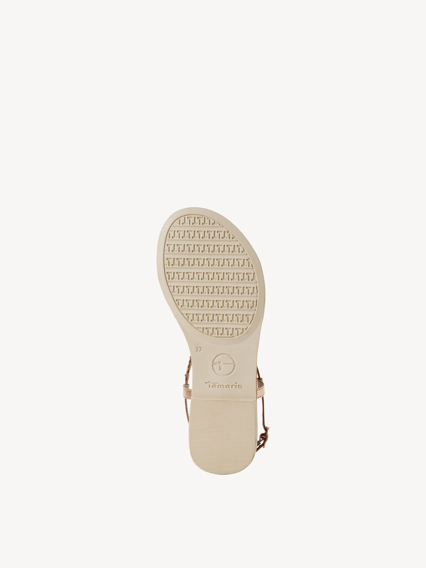 Leren Sandaal - metallic