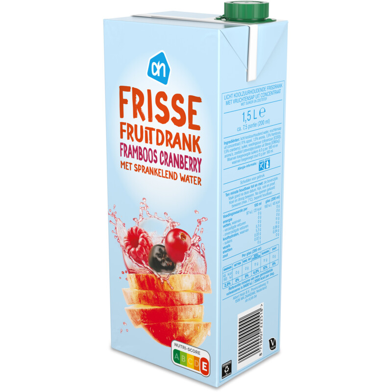 AH Frisse fruitdrank framboos cranberry