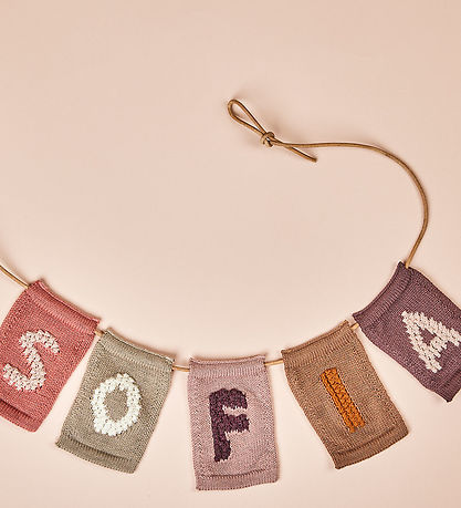 Smallstuff Stickat Buchstabe - I - Rosa Alphabet