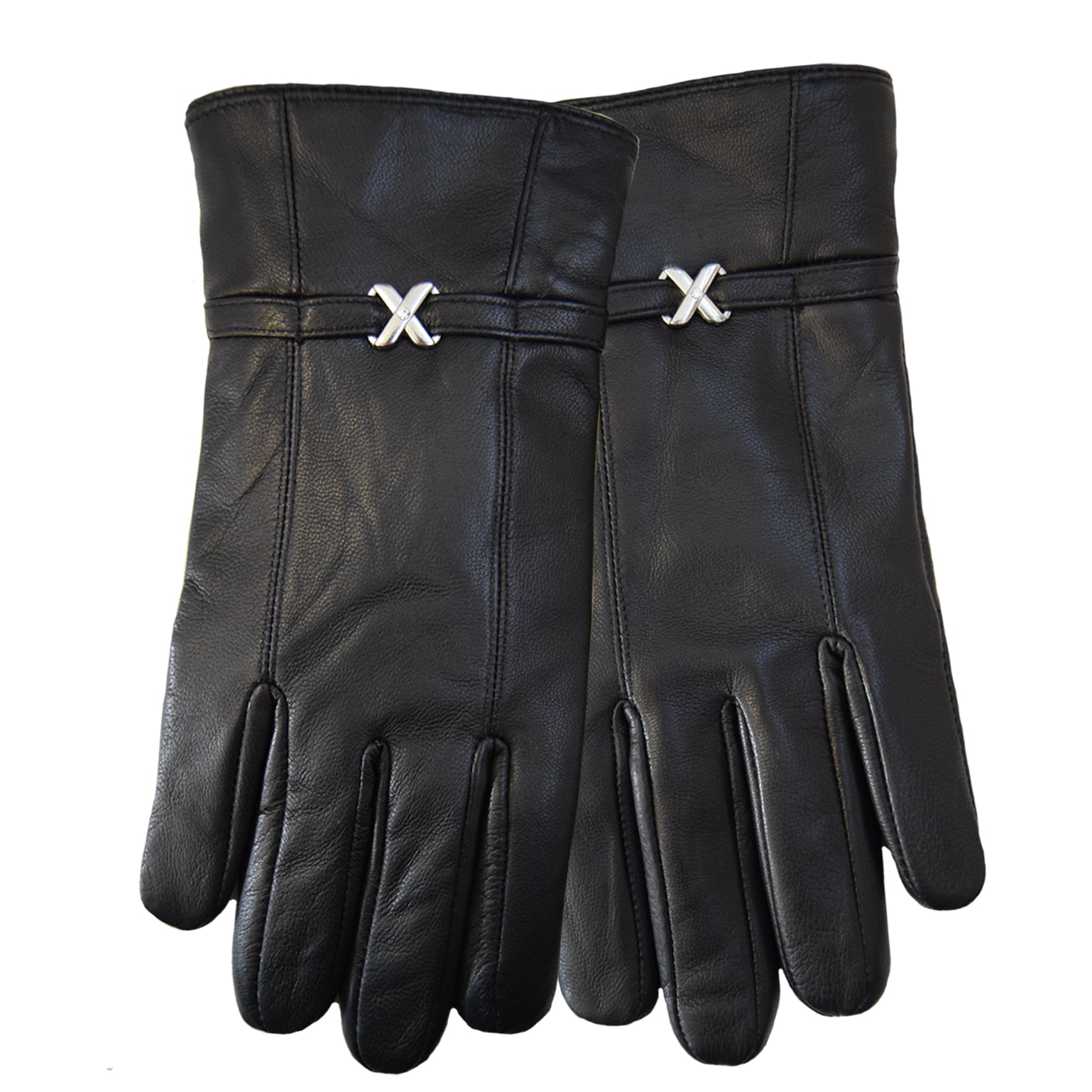 SoC Lederhandschuhe - Damen Glattleder - Gr. 8