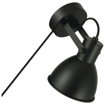 GAMMA wandlamp Lexi zwart 14,5xØ12 cm