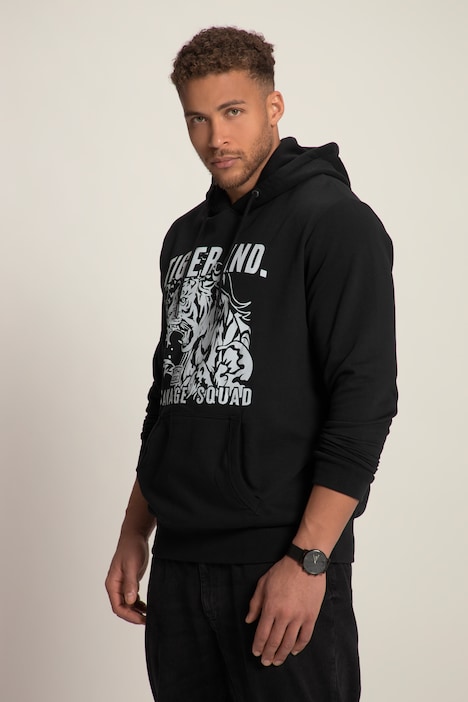 STHUGE Hoodie, Sweater, XL Print, Kapuze, Langarm, bis 8 XL