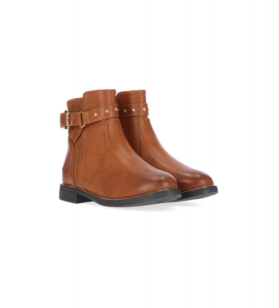 Botas infantis Chika10 Carisa 20 marrom claro