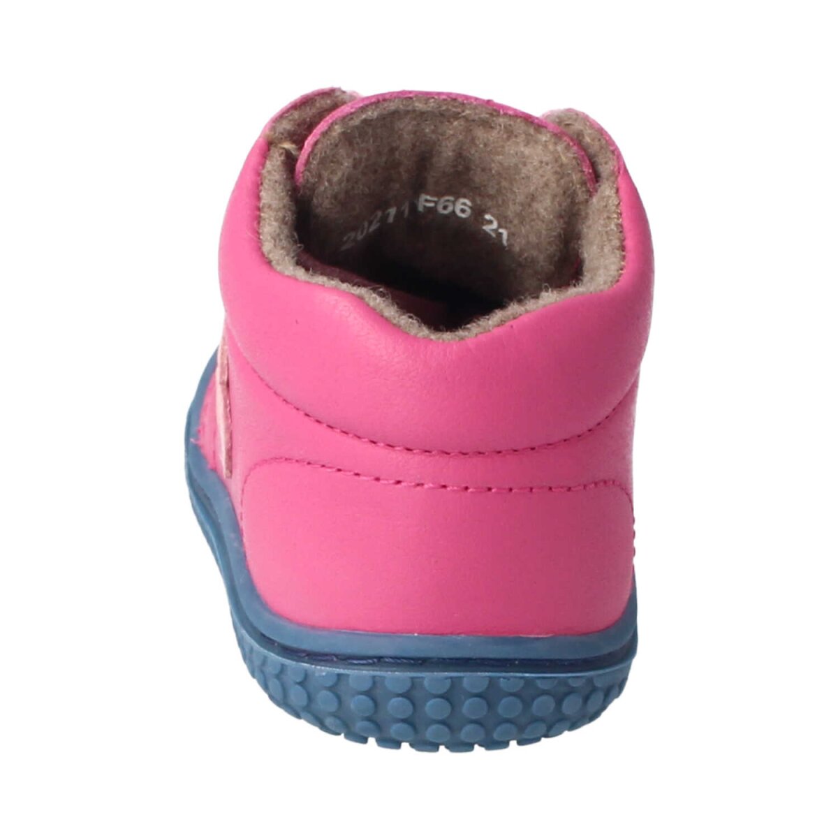 202111-F66 GECK nappa pinkwoolfleece laces Weite/M