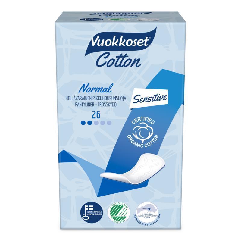 vuokkoset Inlegkruisjes Normaal Organisch Katoen 26 Stuks