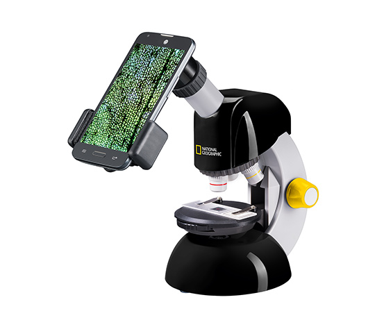 NATIONAL GEOGRAPHIC Kompakt-Teleskop und Mikroskop mit Smartphonehalterung