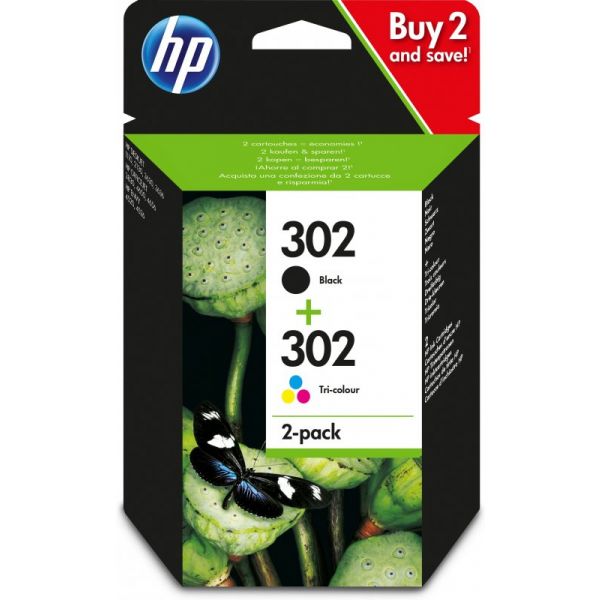 Tinteiro HP 302 Combo Pack - X4D37AE