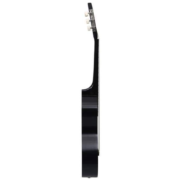 vidaXL Klassisk gitar 8-delers sett for nybegynnere 1/2 34 svart
