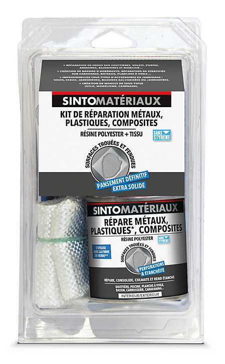 Kit de réparation métaux, plastiques et composites 250 ml