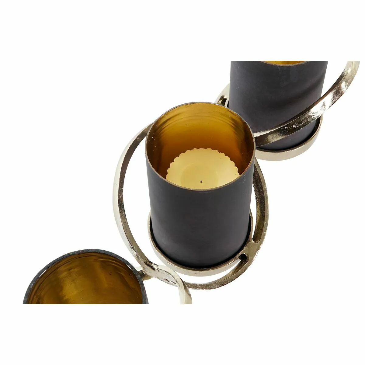 Bougeoir DKD Home Decor - Verre Aluminium