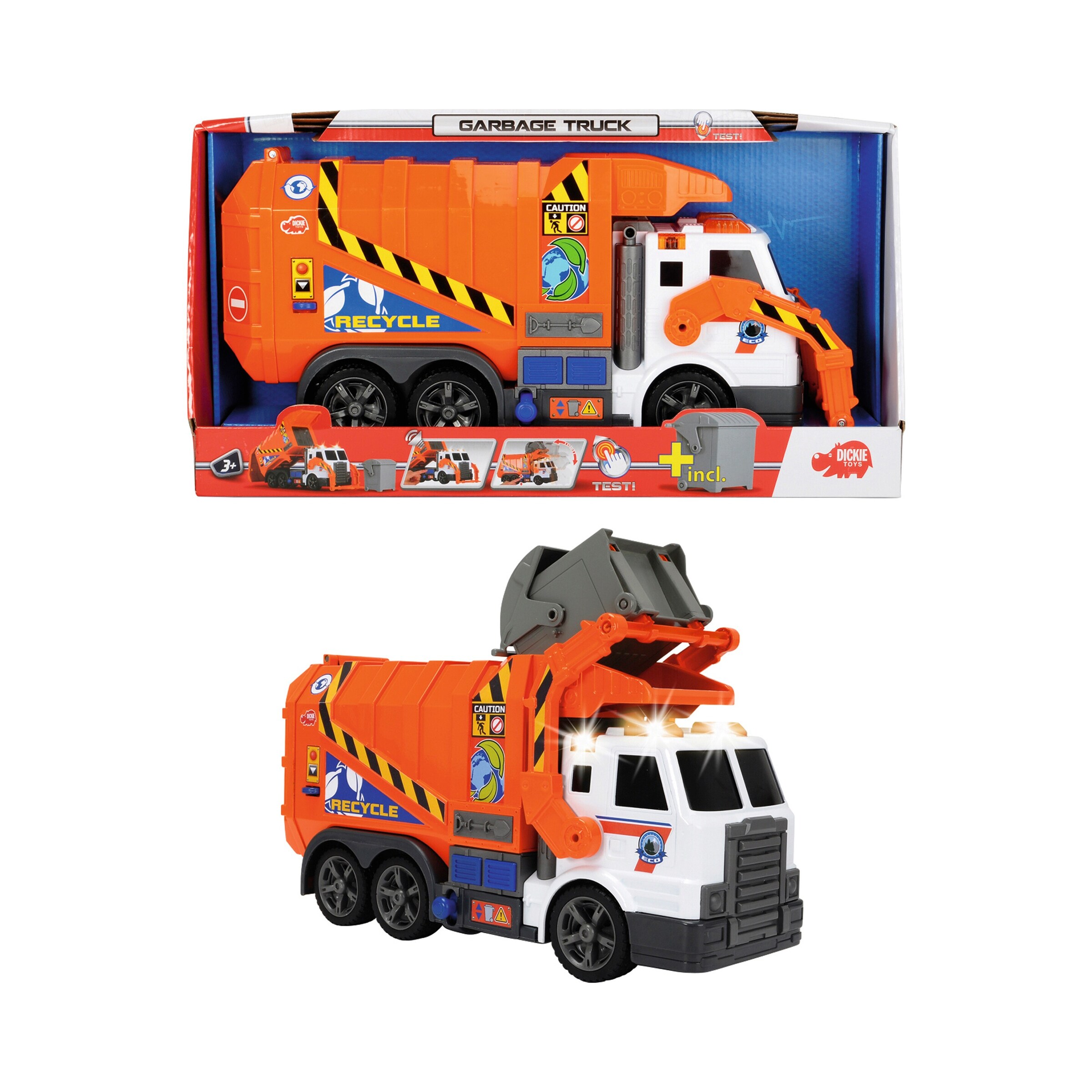 Dickie Toys Müllwagen Garbage Truck