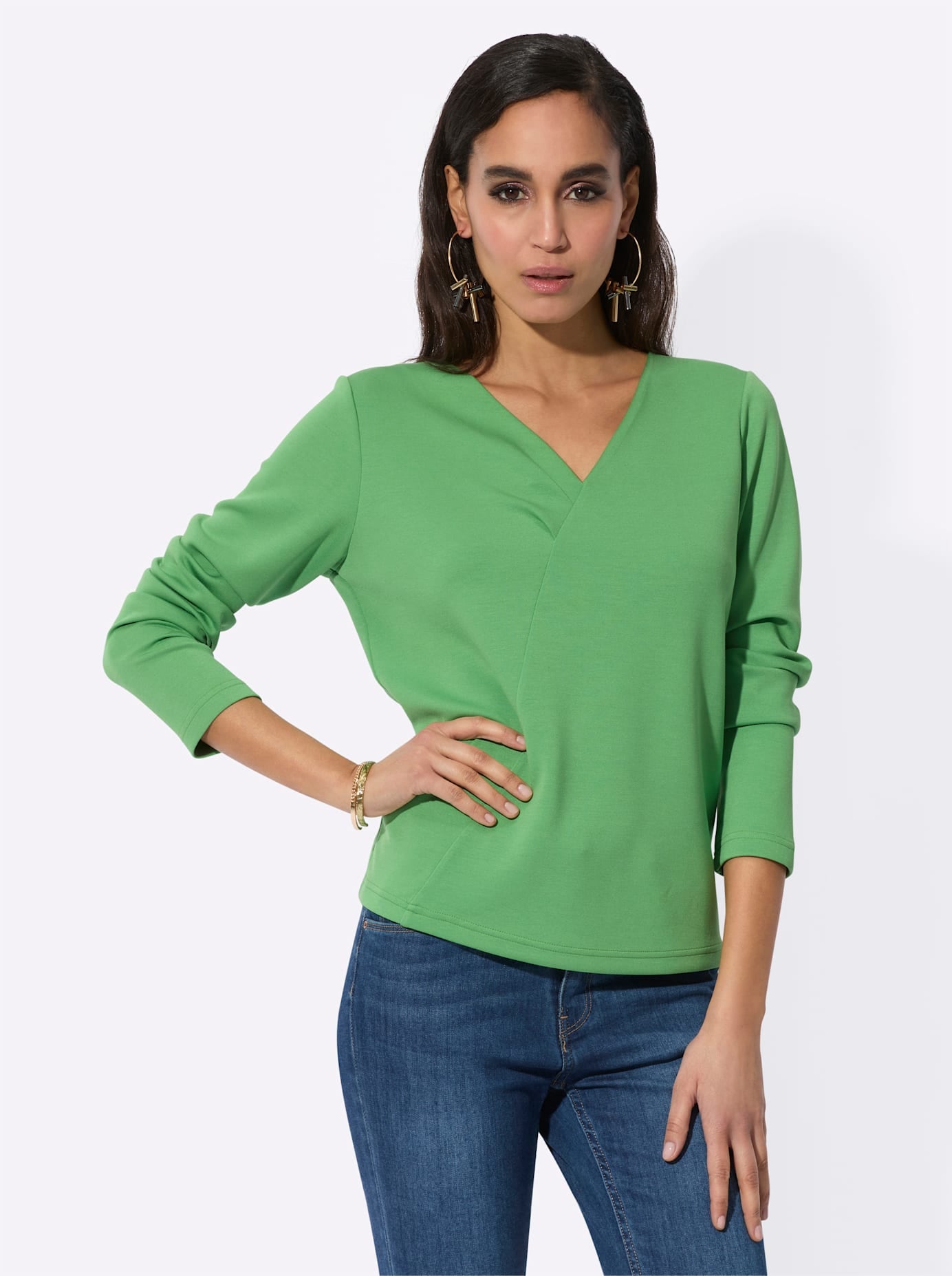 creation L V-Shirt »Modal-Mix-Shirt«, 1 Stk.