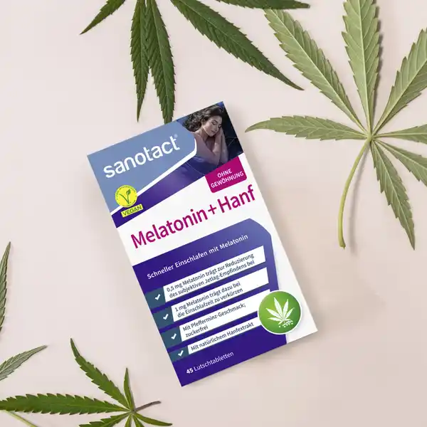 Melatonin + Hanf Lutschtabletten
