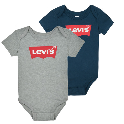 Levi's - LHN BATWING 2PK BODYSUIT - Gris / Marine