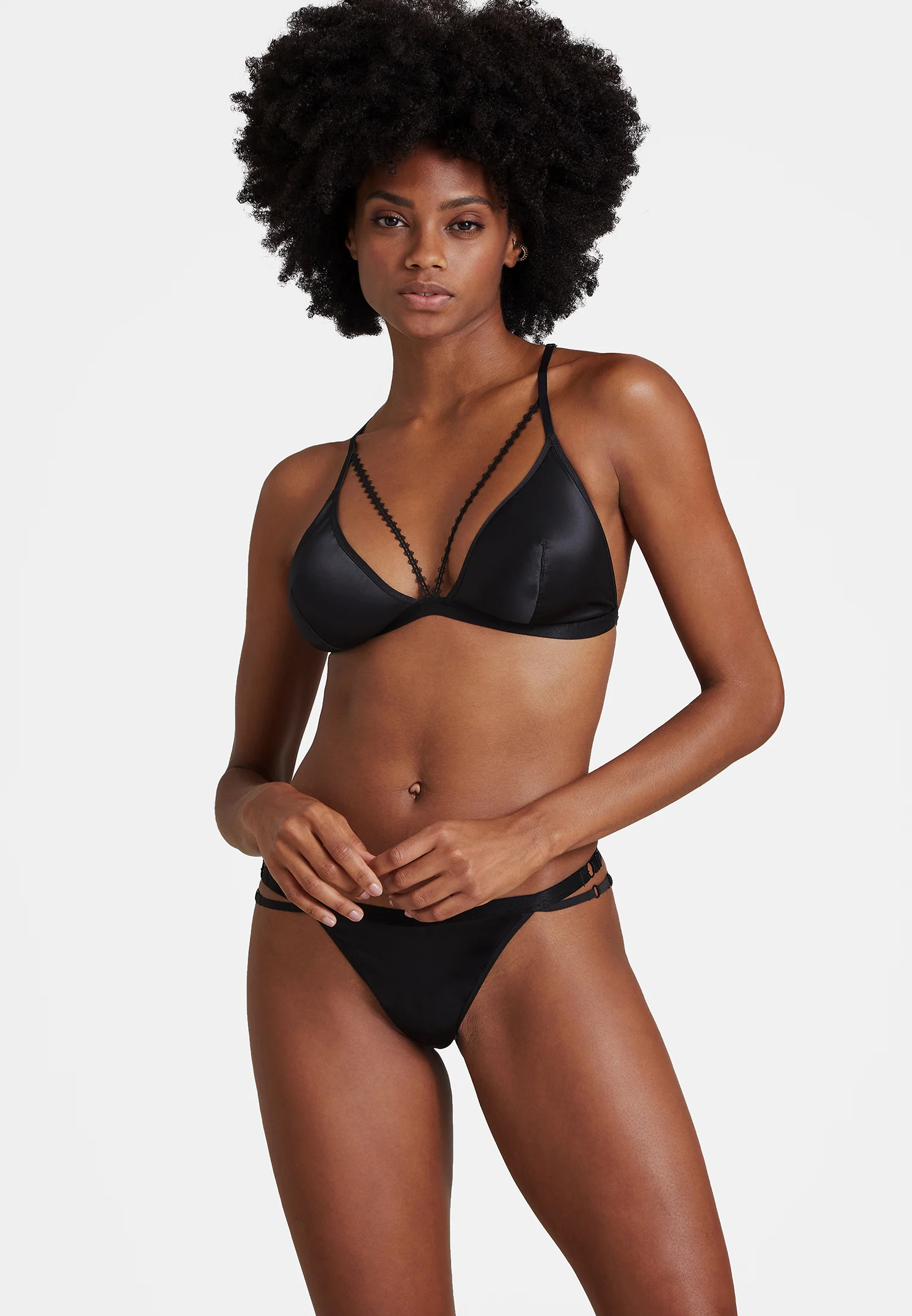 BOÎTE A DESIR - Soutien-gorge triangle sans armatures | Noir