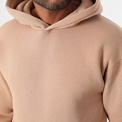 Sweat Capuche Camel Clair