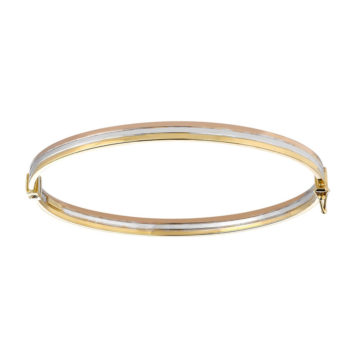 Bracelet jonc Brillaxis 3 ors 18 carats