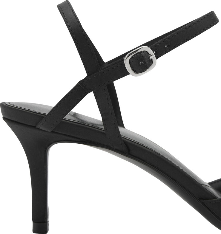 MANGO High-heeled shoes with straps Black