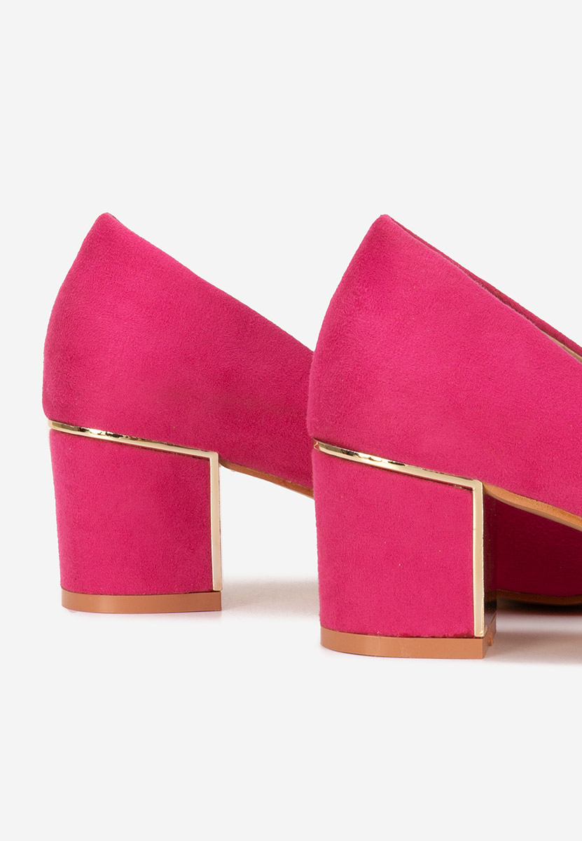 Chaussures à talon épais fuchsia Avaloria
