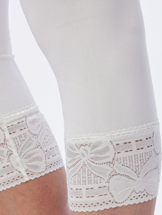 Capri-Leggings mit Schleifenspitze