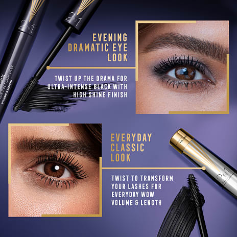 Mascara Masterpiece 2-i-1 Midnight Black