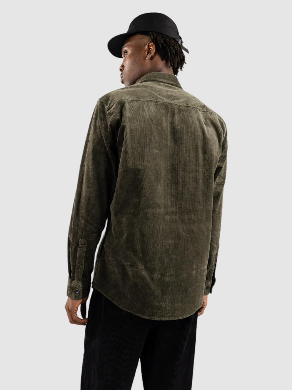 Anerkjendt Akleif Corduroy Shirt forest night