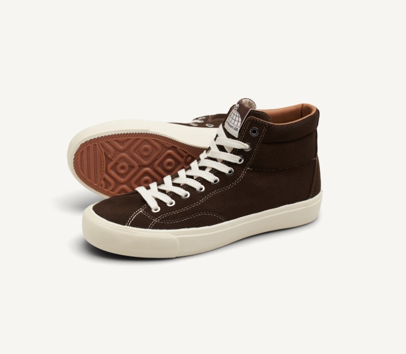 Last Resort AB VM003 Hi Cord Brown White 4 US / 35 EU