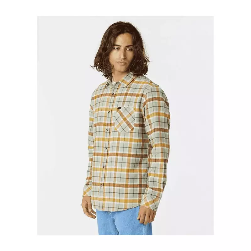 Chemise RIPCURL Checked In Flannel Sage