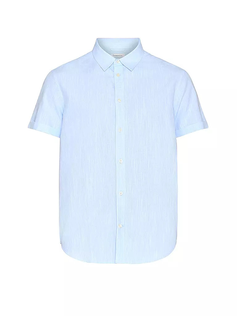 KNOWLEDGE COTTON APPAREL Hemd hellblau