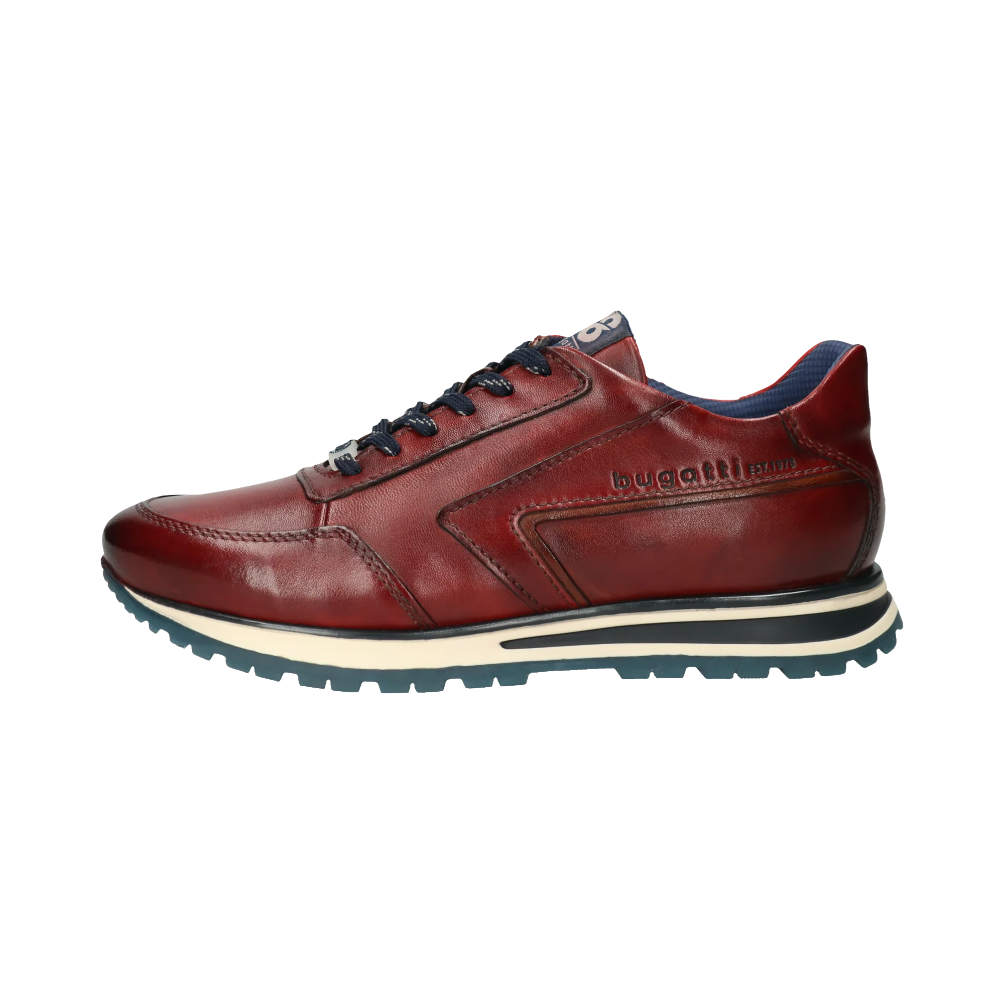 Leder Sneaker rot