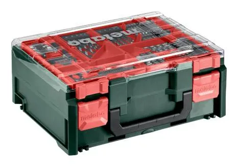 Metabo SB 18 Set, Pistolgreb boremaskine, Nøglefri, 1 cm, 1600 rpm, 2 cm, 1 cm