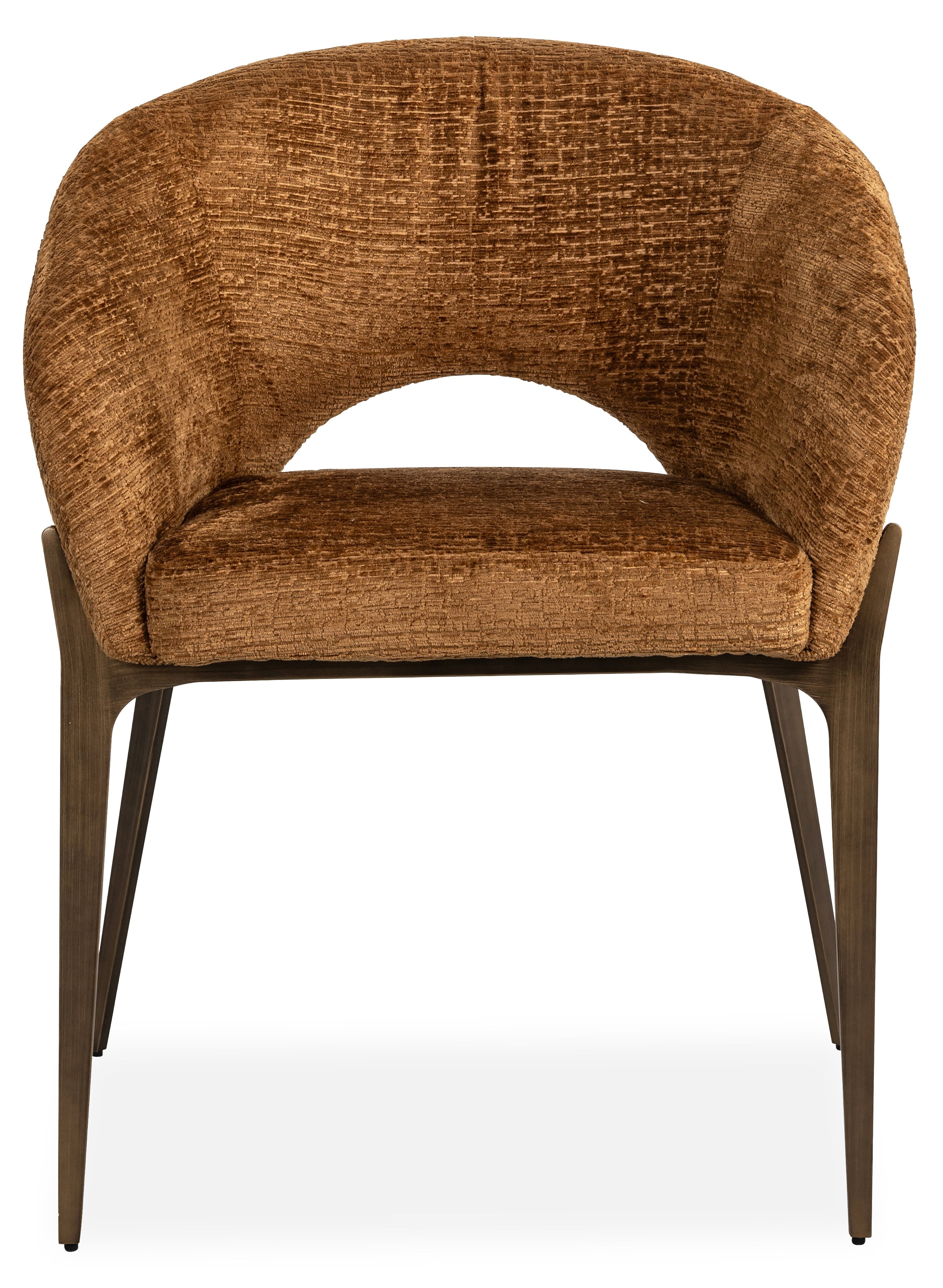 Eetkamerstoel S4622 Cognac Fusion Kenzi B63 x D57 x H82 cm