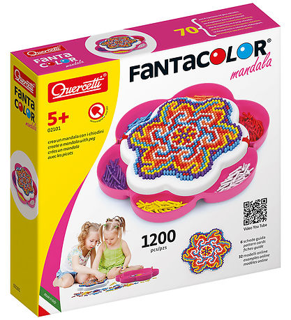 Quercetti Stabmosaik - FantaColor - Mandala - 1200 Teile - 02101