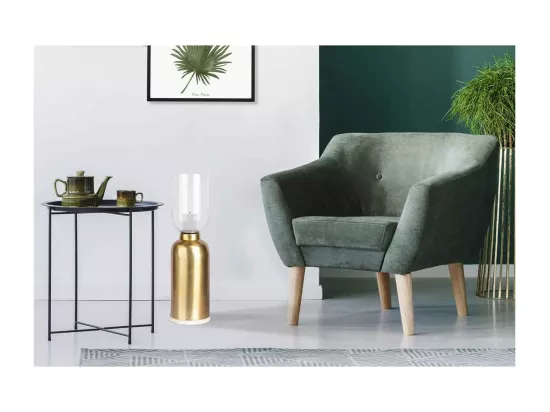 Bougeoir de Sol Rond Design 