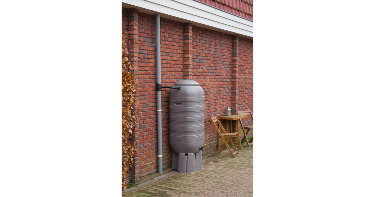 NatureKunststof Slimline regenton  (Taupe, 250 liter)