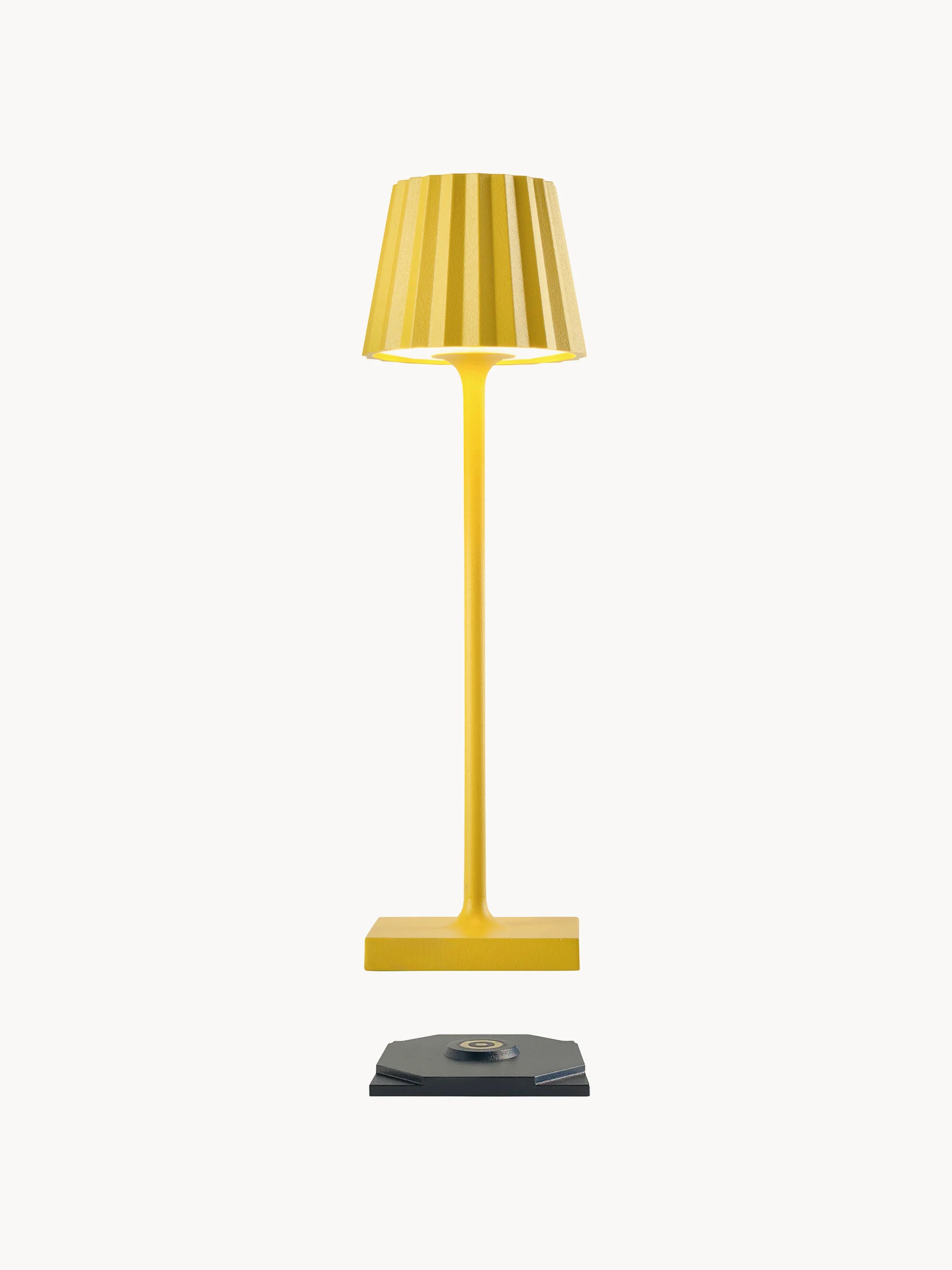 Draagbare outdoor LED-tafellamp Troll Nano RC, dimbaar