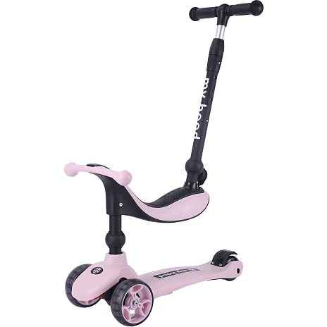My Hood Kick'n'Ride løbecykel - Rosa