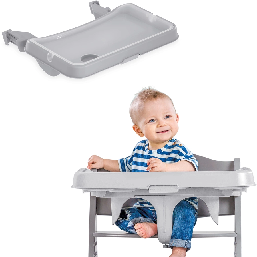 hauck Alpha Esstisch Tray Grey