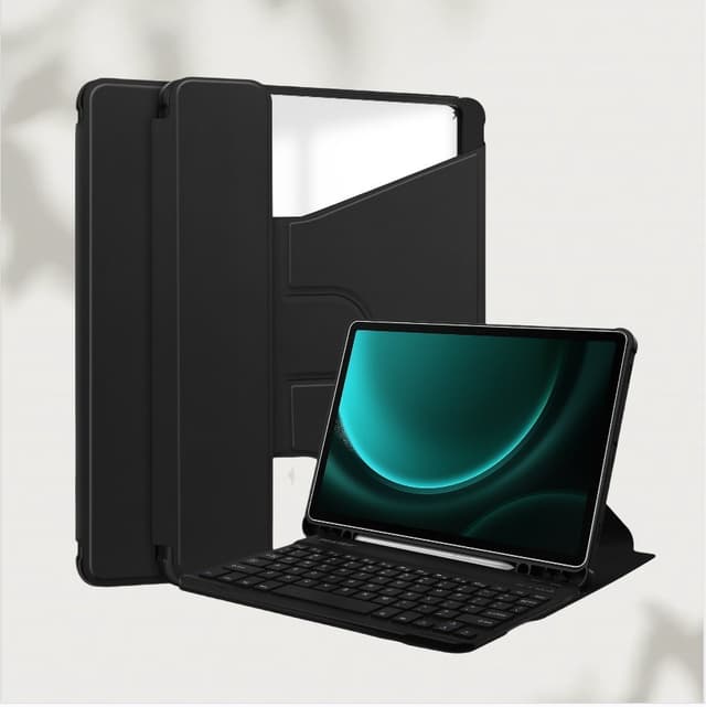 Kompatibel med Samsung Tab A9 PLUS X210/216/218 11-tommer 360° roterende stativ Bluetooth-tastatur + etui