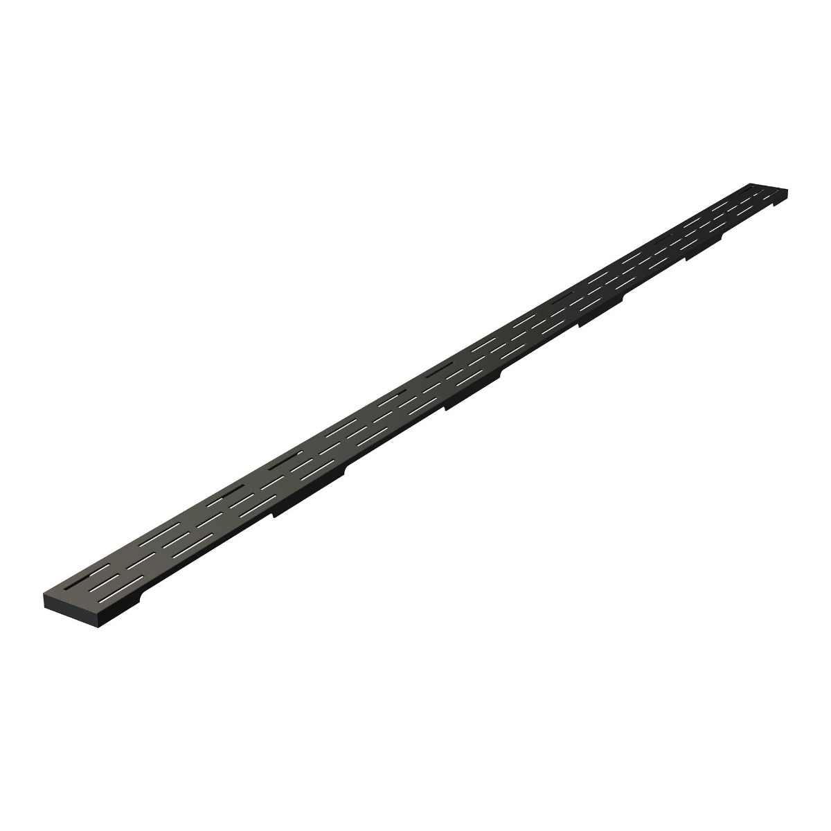 Brauer los standaard rooster 140cm zwart mat
