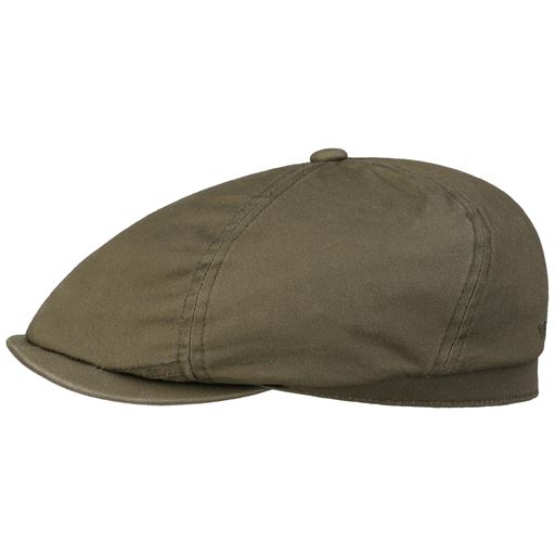 MJM Cotton Twill Flatcap, Military Olive, L
