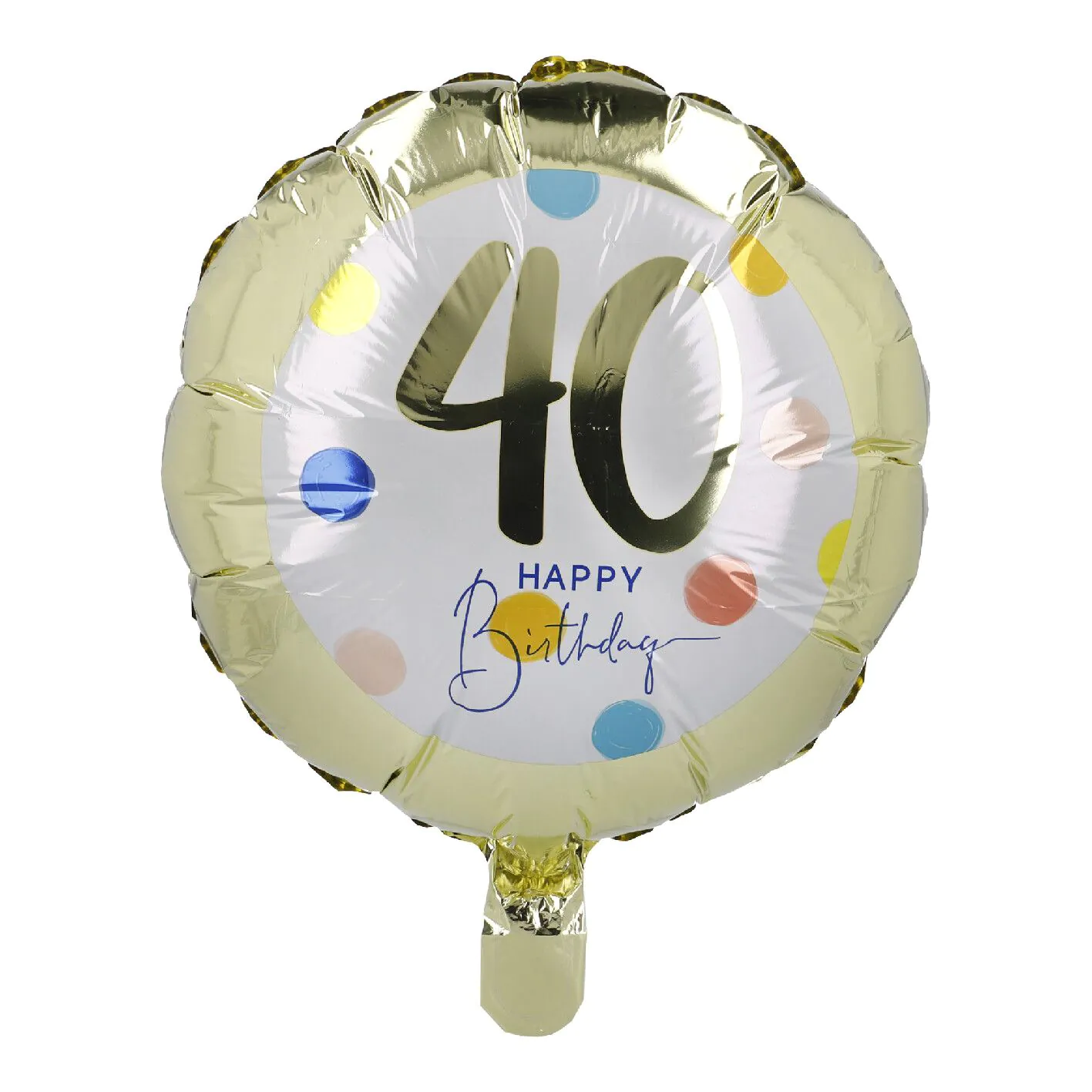 Folienballon Geburtstag, 40, 45 cm