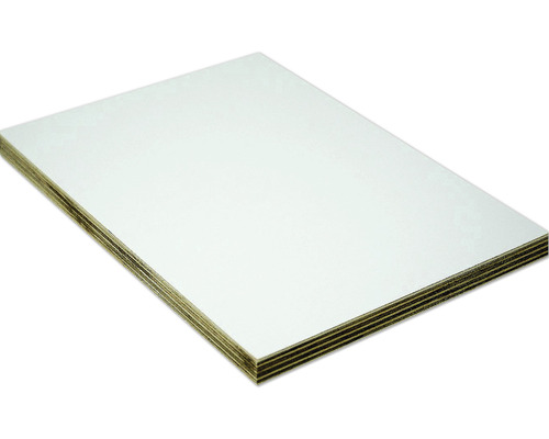 Eucalyptus multiplex, wit aan beide zijden, 2500x1220x12 mm