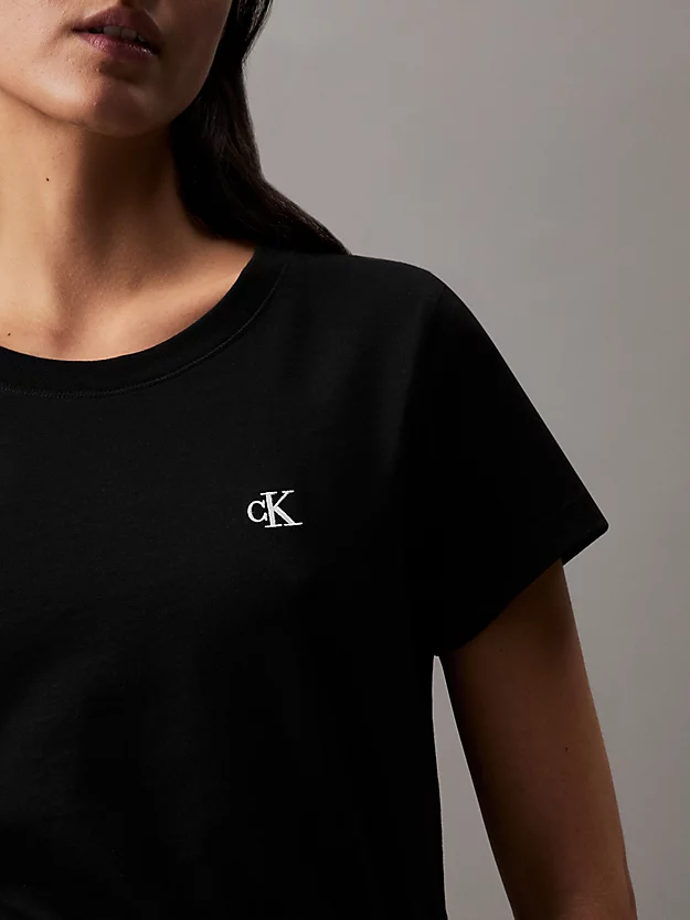 Camiseta slim de algodão orgânico