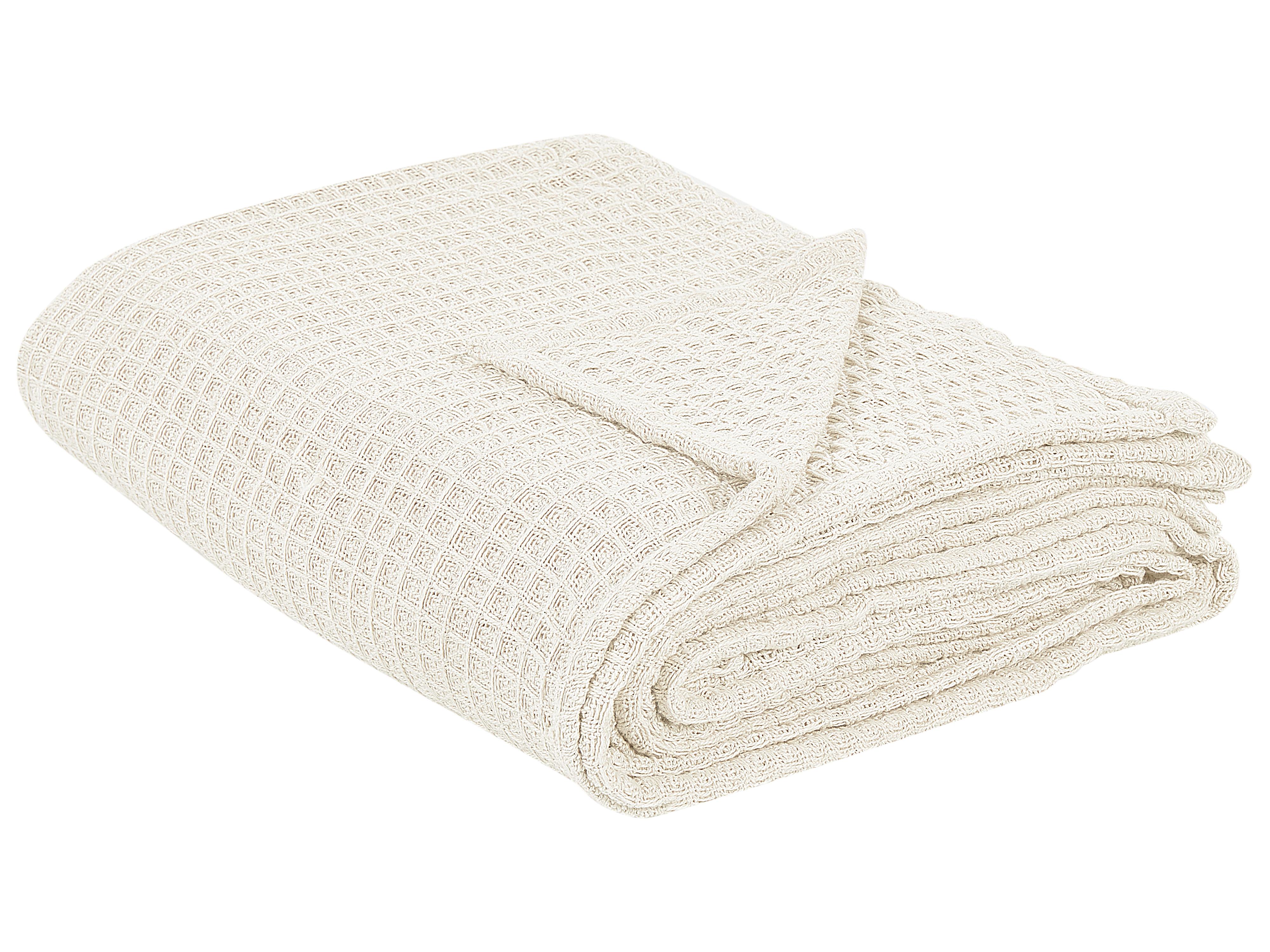 Sprei CHAGYL Katoen 220 x 240 cm Lichtbeige