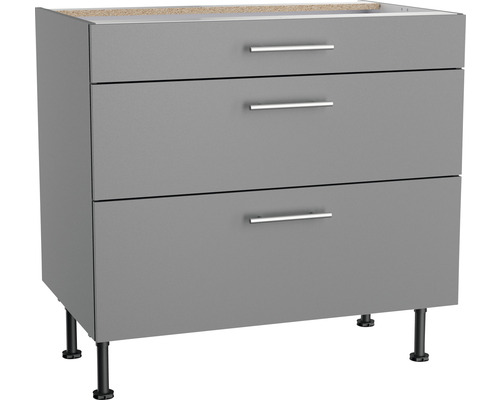 Optifit ladekast Mats825 BxDxH 90x58,4x87 cm basaltgrijs mat gedemonteerd