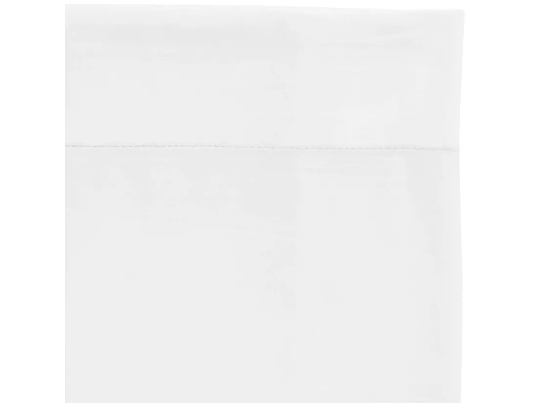 Drap plat 100% coton blanc 270x310 cm