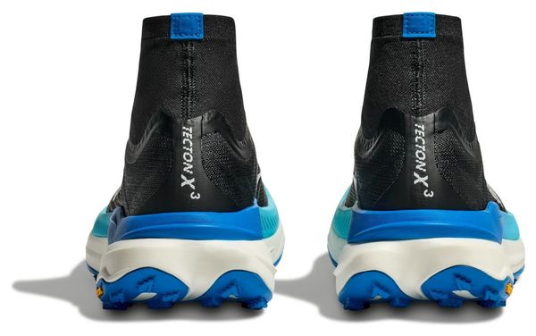 Chaussures Trail Hoka Tecton X 3 Noir/Bleu Femme