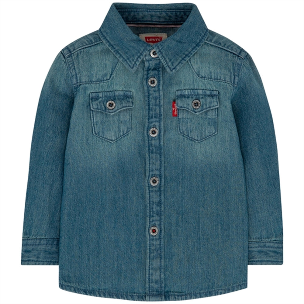 Barstow Western Bluse Turquoise - Levi's