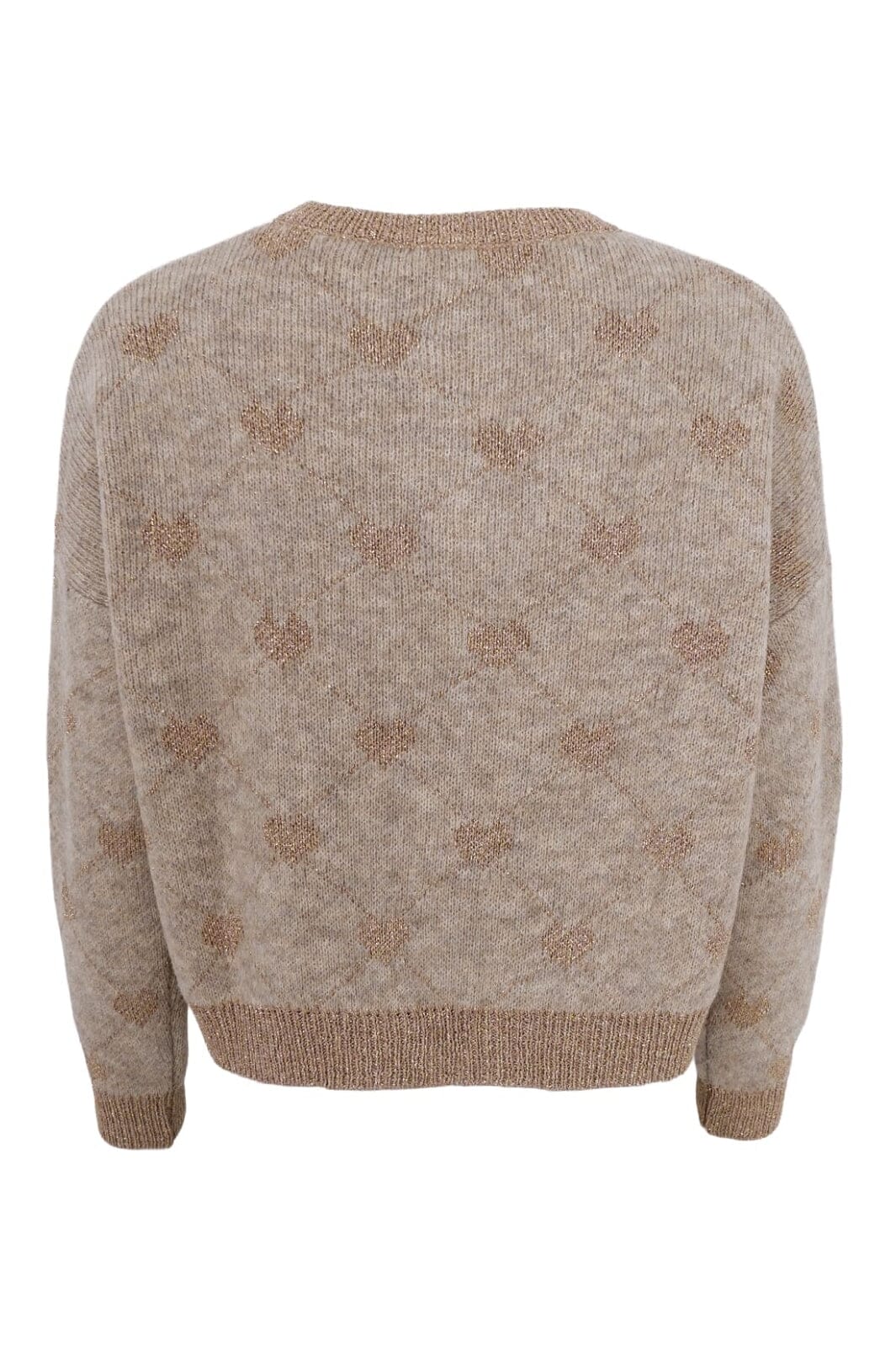 Black Colour Bchiya Knit Cardigan 1188 sand 1